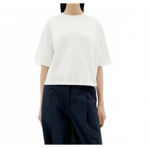 NEW THINKING MU oversize lena tee in white